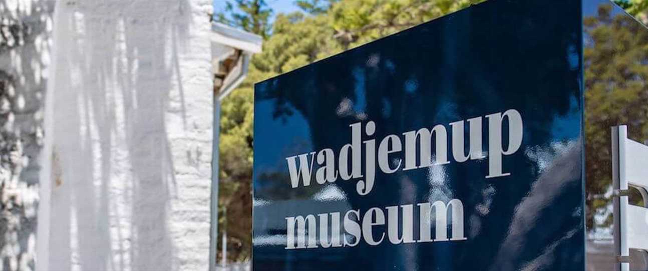 Wadjemup Museum sign