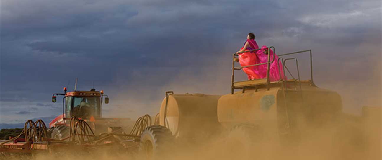Cathy McKenna’s image found inspiration  in the movie Priscilla, Queen of the Desert. Photography Carlo Fernandes.