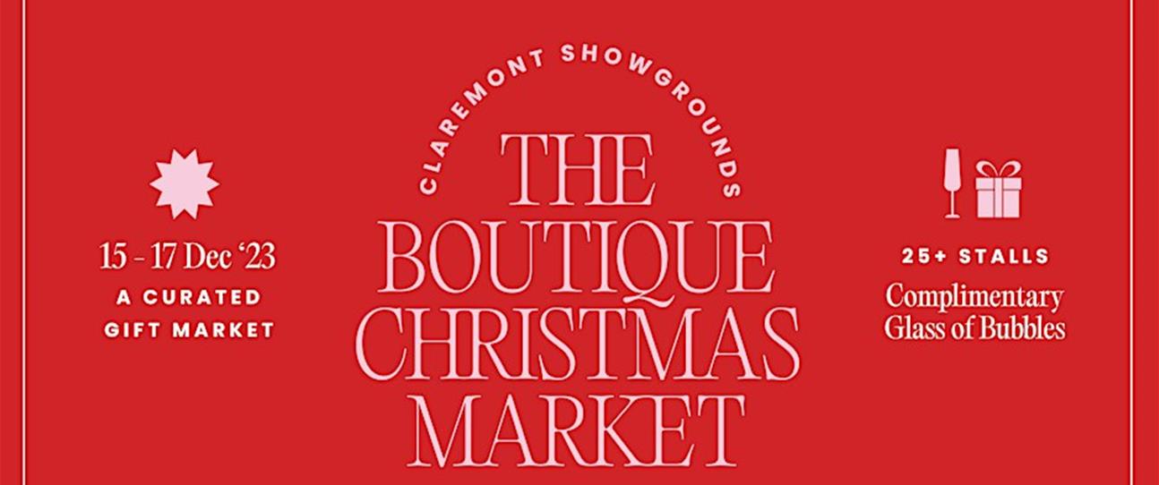 The Boutique Christmas Market Returns from December 15-17!