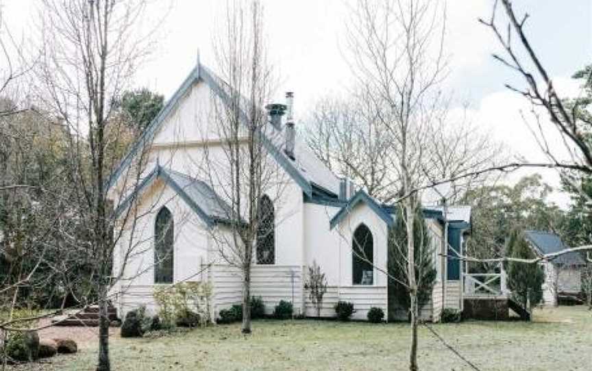 Church Conversion, Private Garden, Family Escape, Lyonville, VIC