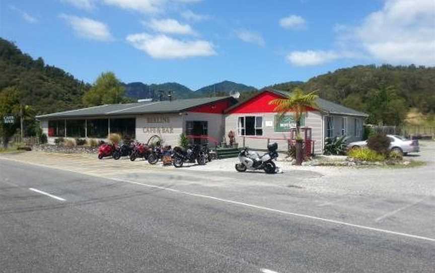 Berlins cafe, bar and backpackers, Crushington, New Zealand