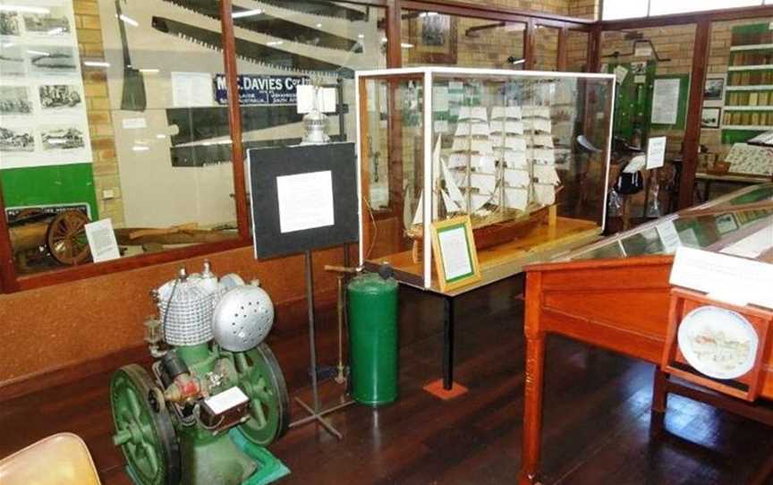 Displays at the Augusta Historical Museum