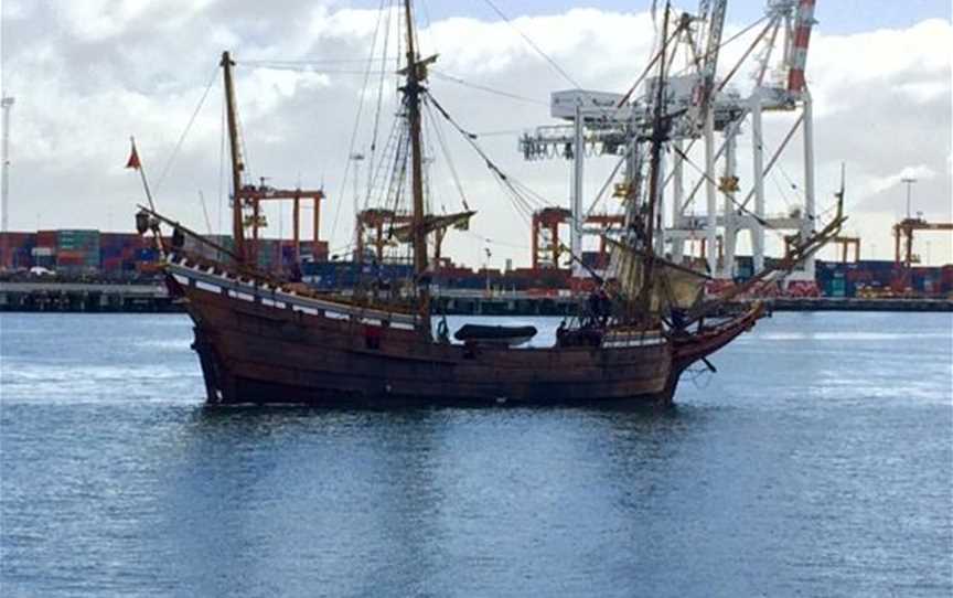 Duyfken Sailing Ship in Freo Harbour 2