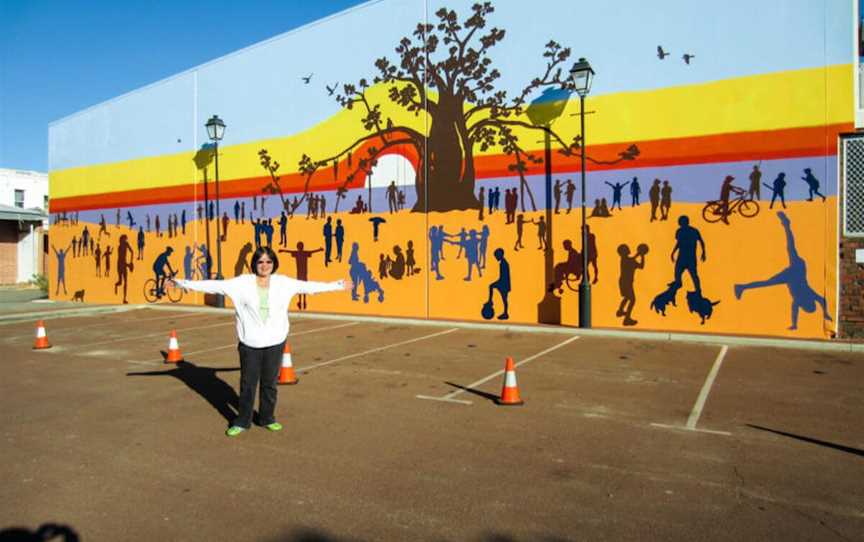 The Parable Of The Tree Mural, Attractions in Subiaco