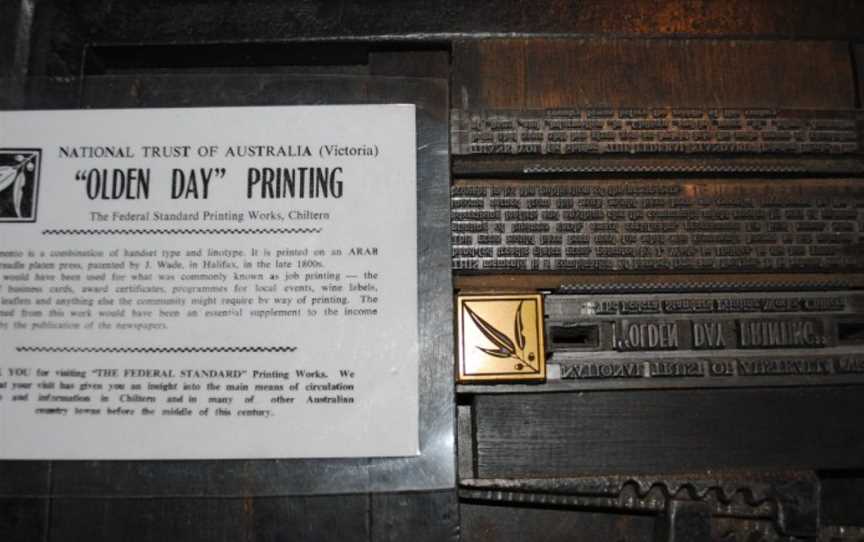 Federal Standard Printing Works, Chiltern, VIC