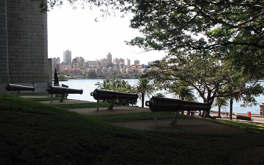 Dawes Point Battery, Tourist attractions in Dawes Point