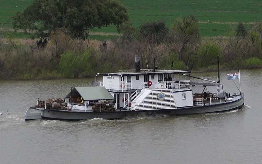Paddle Steamer Oscar W, Tourist attractions in Goolwa-Suburb