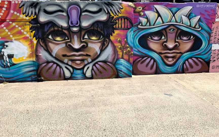 Bondi Beach Graffiti Wall, Bondi Beach, NSW