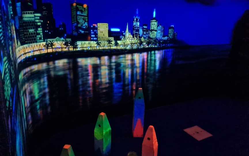Glowgolf and Le Bar Europeen, Docklands, VIC