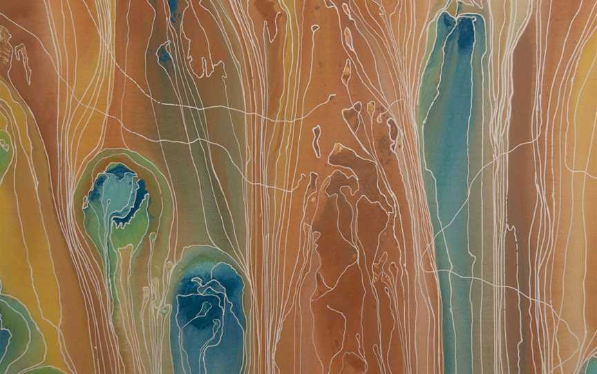Detail - Janice Stanley "Pantu"  (Salt Lakes) 120x120cm