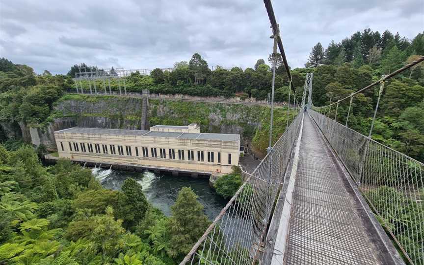 Arapuni Suspension Bridge, Arapuni, New Zealand