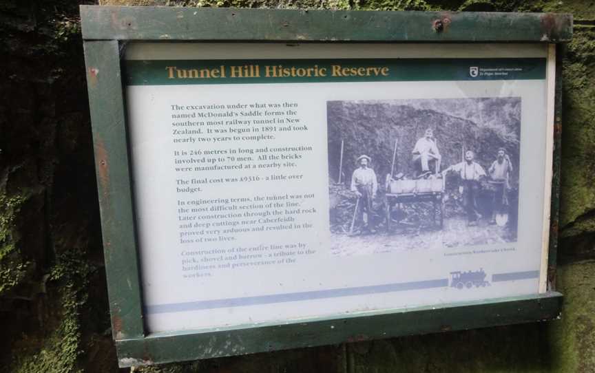Tunnel Hill, Owaka, New Zealand