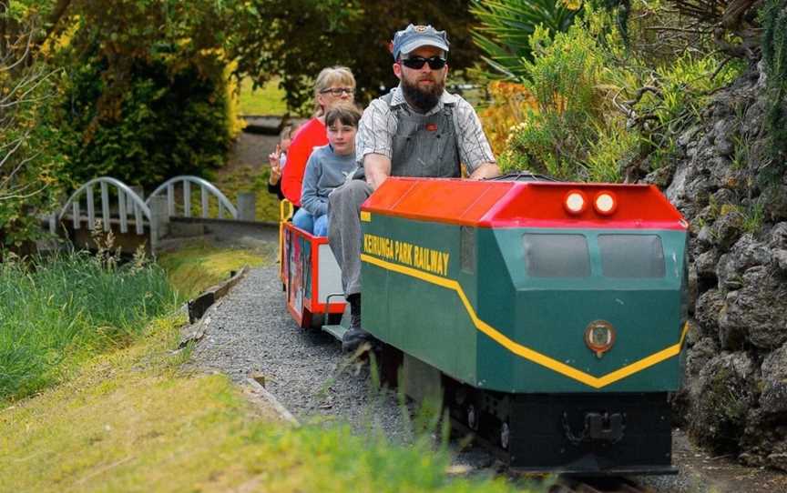 Keirunga Park Railway runs 1st and 3rd Sunday of every month 11am to 4pm, Havelock North, New Zealand