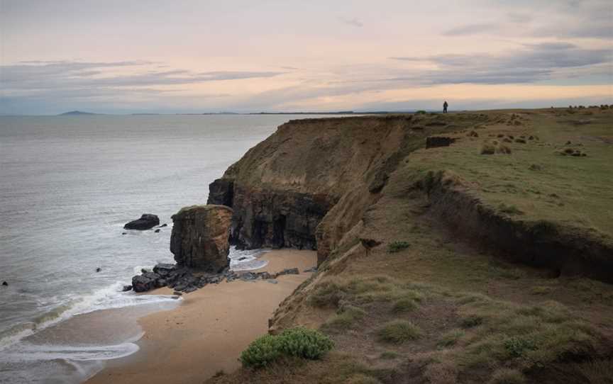 Cliffs at Fortrose (Mataura River Mouth), Fortrose, New Zealand