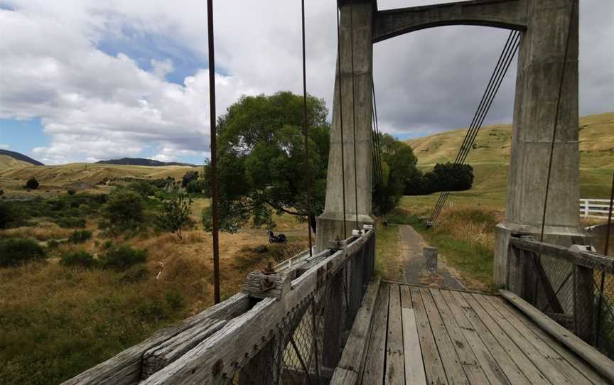 Springvale Suspension Bridge, Taihape, New Zealand