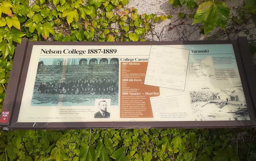 Lord Rutherford Memorial, Brightwater, New Zealand