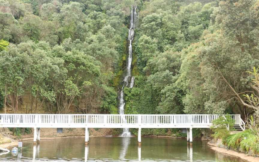 Centennial Garden Waterfall, Bluff Hill, New Zealand