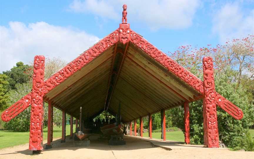 Maori War Canoe, Waitangi, New Zealand