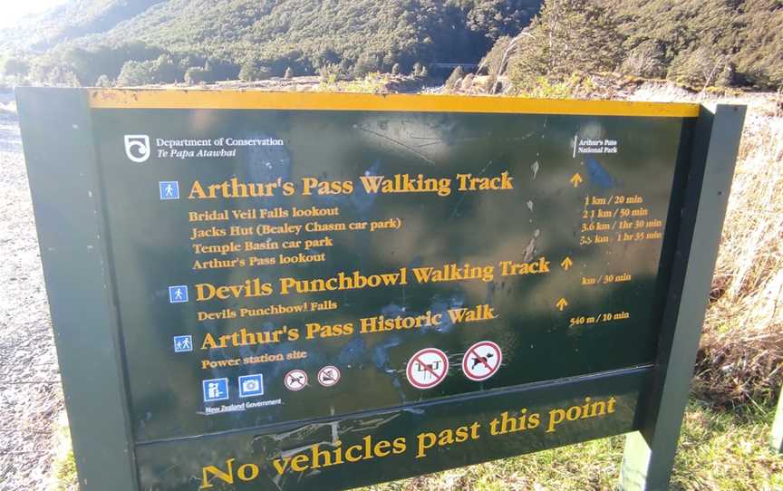 Arthur's Pass Walking Track, Greymouth, New Zealand