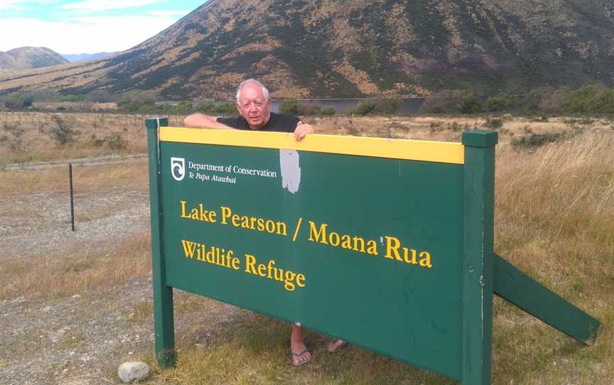 Lake Pearson/ Moana Rua Wildlife Refuge, Lake Pearson, New Zealand