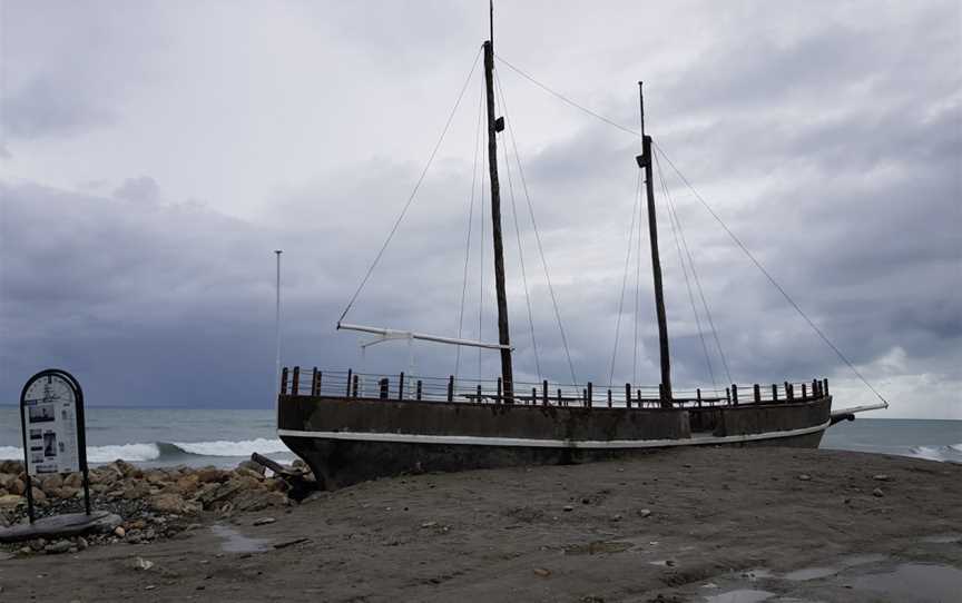Shipwreck Memorial, Hokitika, New Zealand