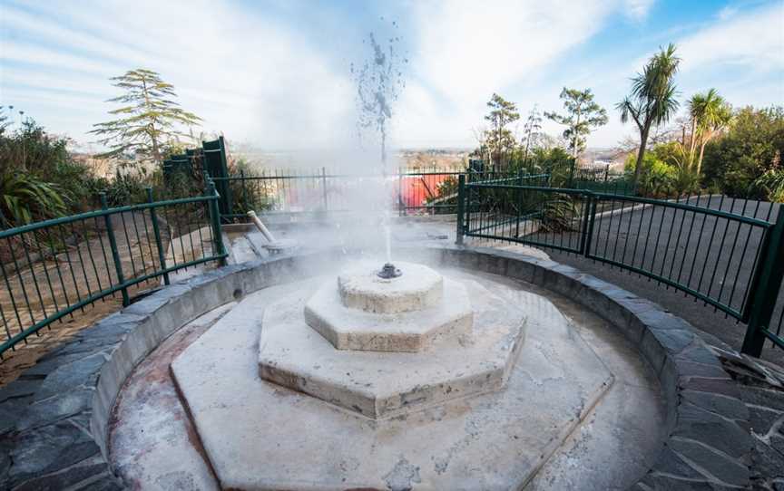 Mokena Geyser, Te Aroha, New Zealand