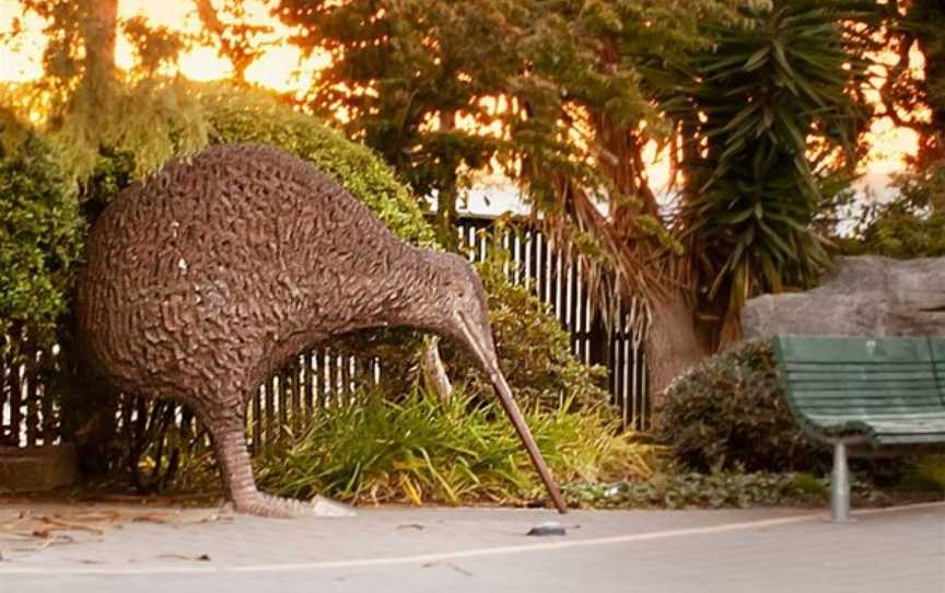 Kiwi Bird Sculpture, Otorohanga, New Zealand