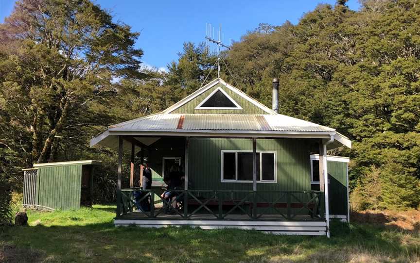 Mitre Flats Hut, Wellington, New Zealand