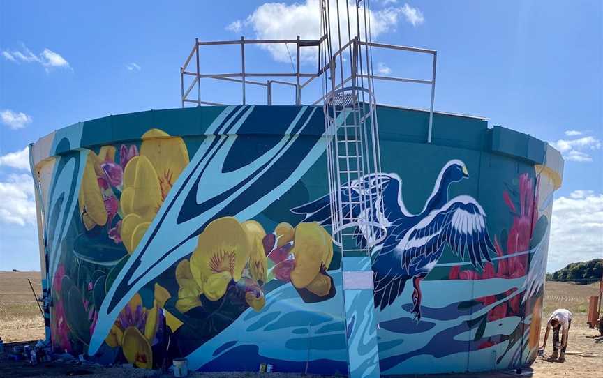 Southern Yorke Peninsula (SYP) Water Tower Mural Trail, Port Vincent, SA