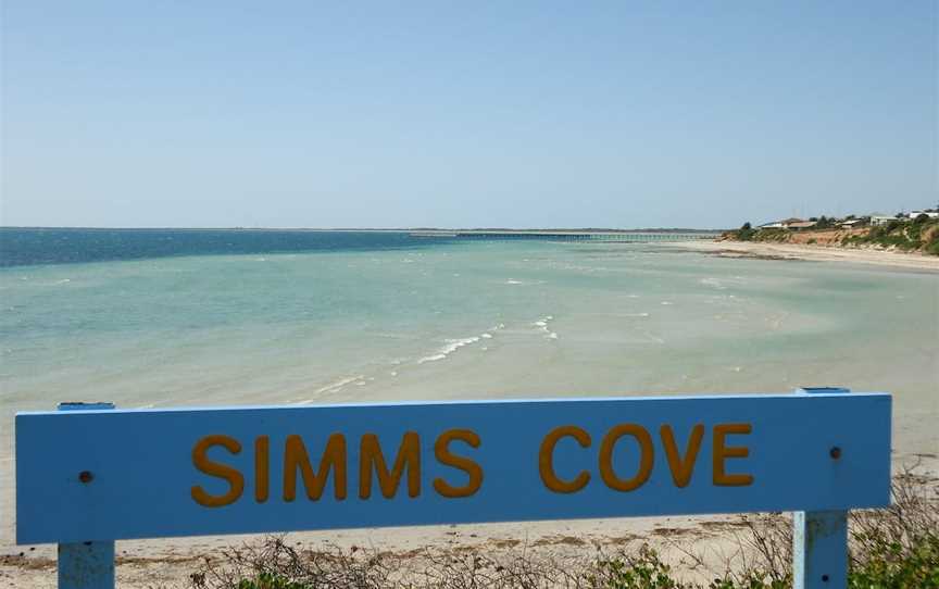 Simms Cove lookout and beach, Moonta Bay, Moonta Bay, SA