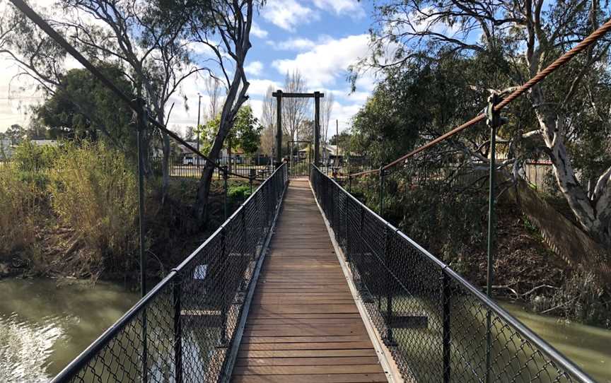 Lachlan River Swing Bridge, Hillston, NSW