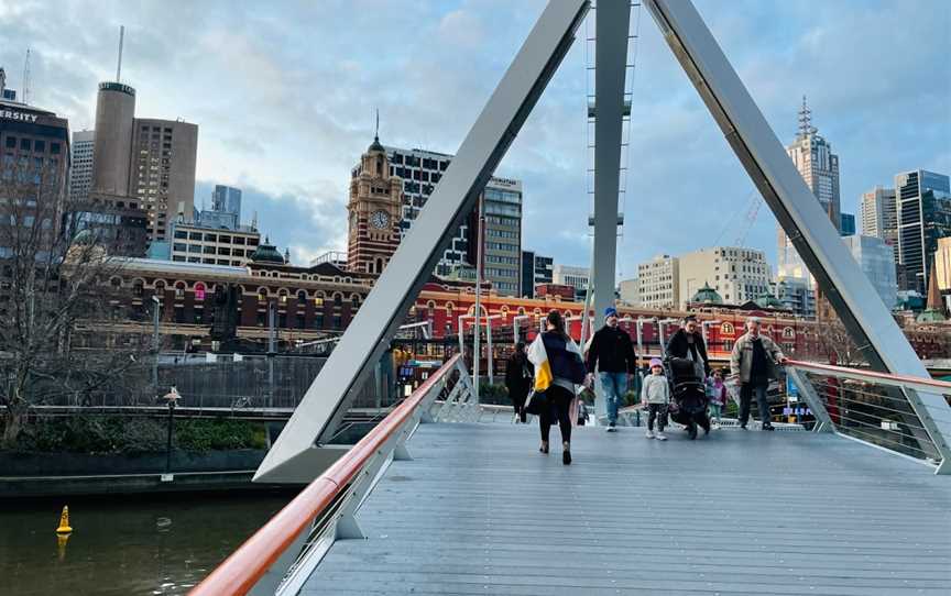 Evan Walker Bridge, Southbank, VIC