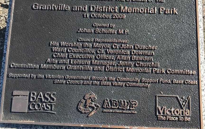 Grantville & District Memorial Park, Grantville, VIC