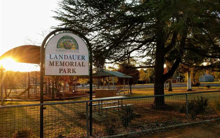 Landauer Memorial Park, Cudal, NSW