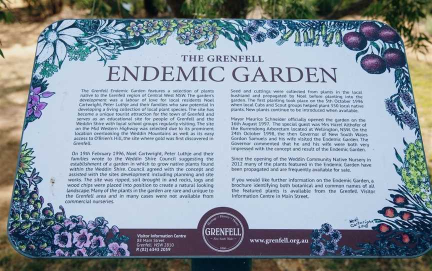 Grenfell Endemic Garden, Grenfell, NSW