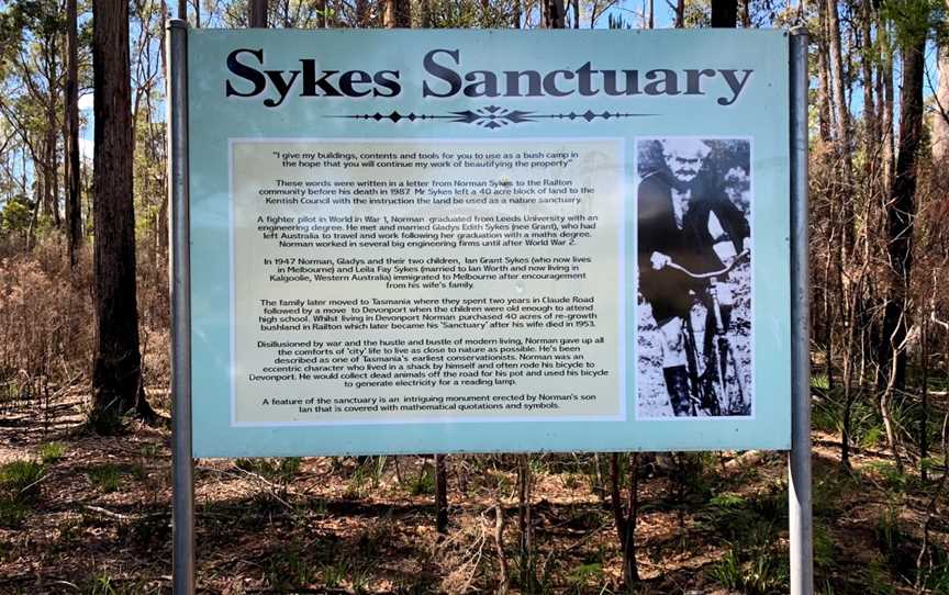 Sykes Sanctuary, Railton, TAS