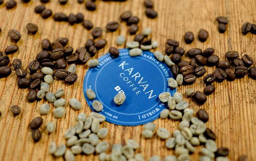 Karvan coffee beans, freshly roasted everyday.