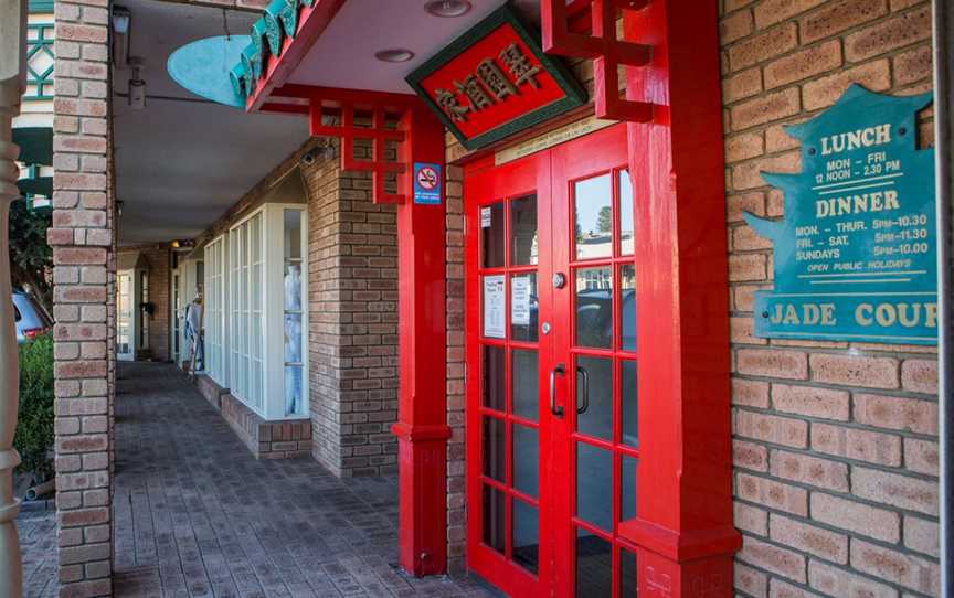 Iconic green roof and red double doors, we are located upstairs and entrance to our car park is via Jarrad Street.