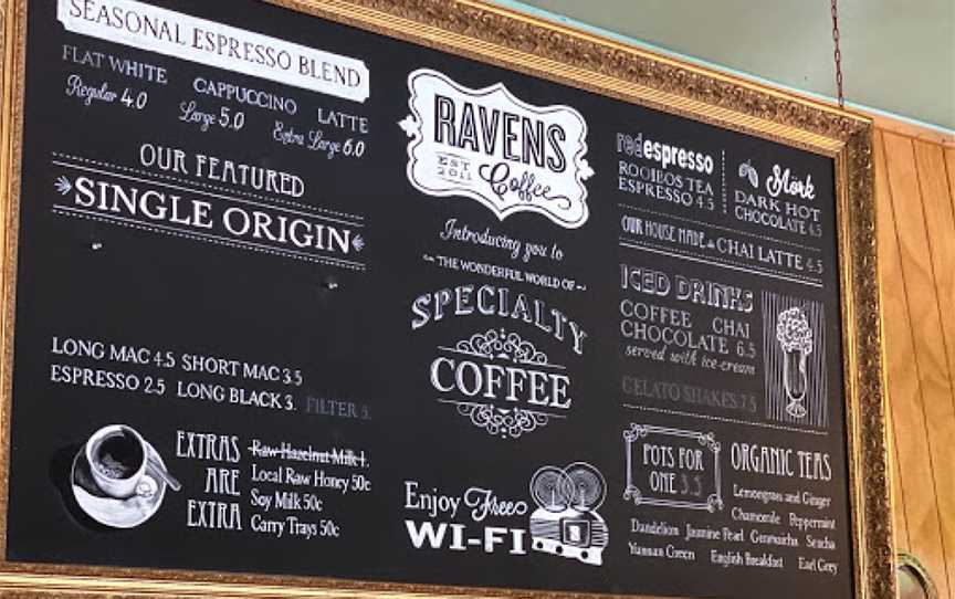 Ravens Coffee, Denmark, WA