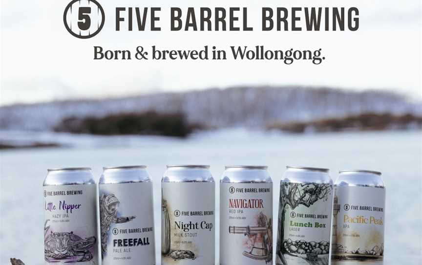 Five Barrel Brewing, Wollongong, NSW