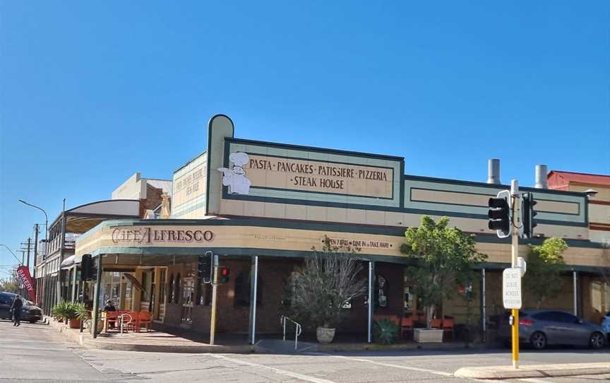 Alfresco’s cafe, Broken Hill, NSW