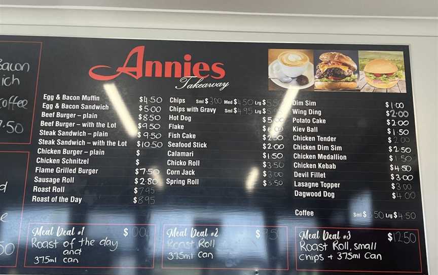 Annies Take Away & Cafe, Western Junction, TAS