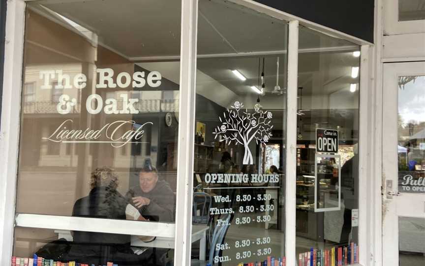 The Rose & Oak Cafe, Clunes, VIC