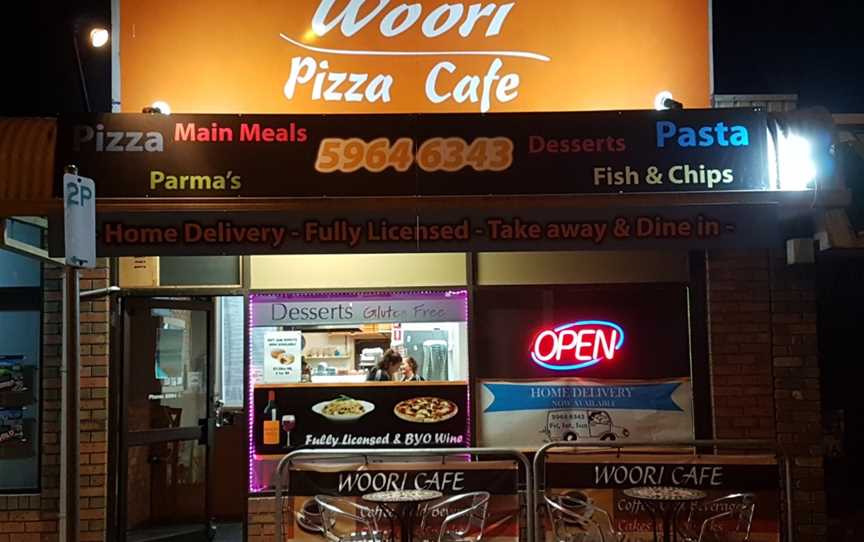 Wooris Pizza Cafe, Woori Yallock, VIC