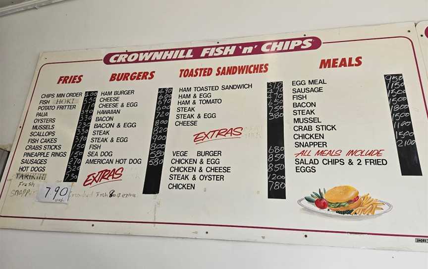 Crownhill Fish & Chips, Milford, New Zealand