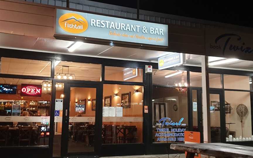 FishTail restaurant and bar, Twizel, New Zealand