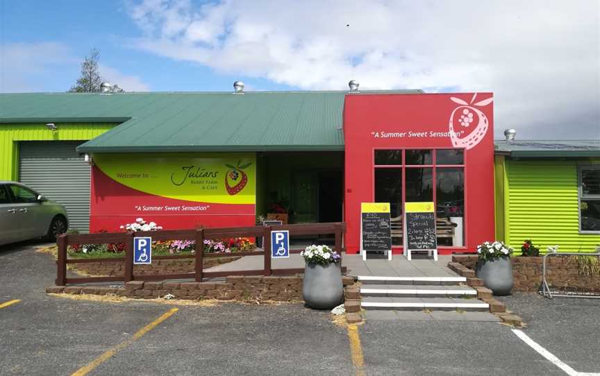 Julians Berry Farm and Café, Coastlands, New Zealand