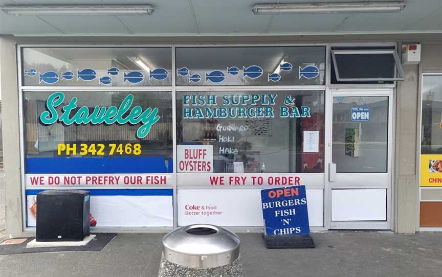 Staveley Fish Supply & Hamburger Bar, Avonhead, New Zealand