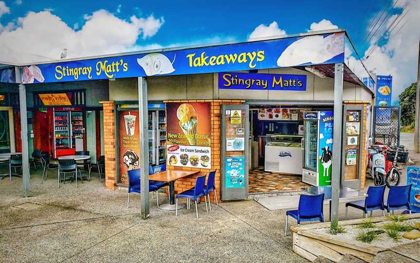 Stingray Matt's Takeaway Mangawhai, Mangawhai Heads, New Zealand