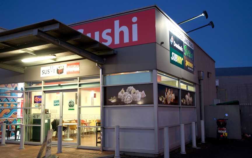 Sushi first, Mangakakahi, New Zealand